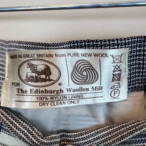 Vintage The Edinburgh Woolen Mill Wool Lined Skirt Womens Size Large - Picture 3 of 5